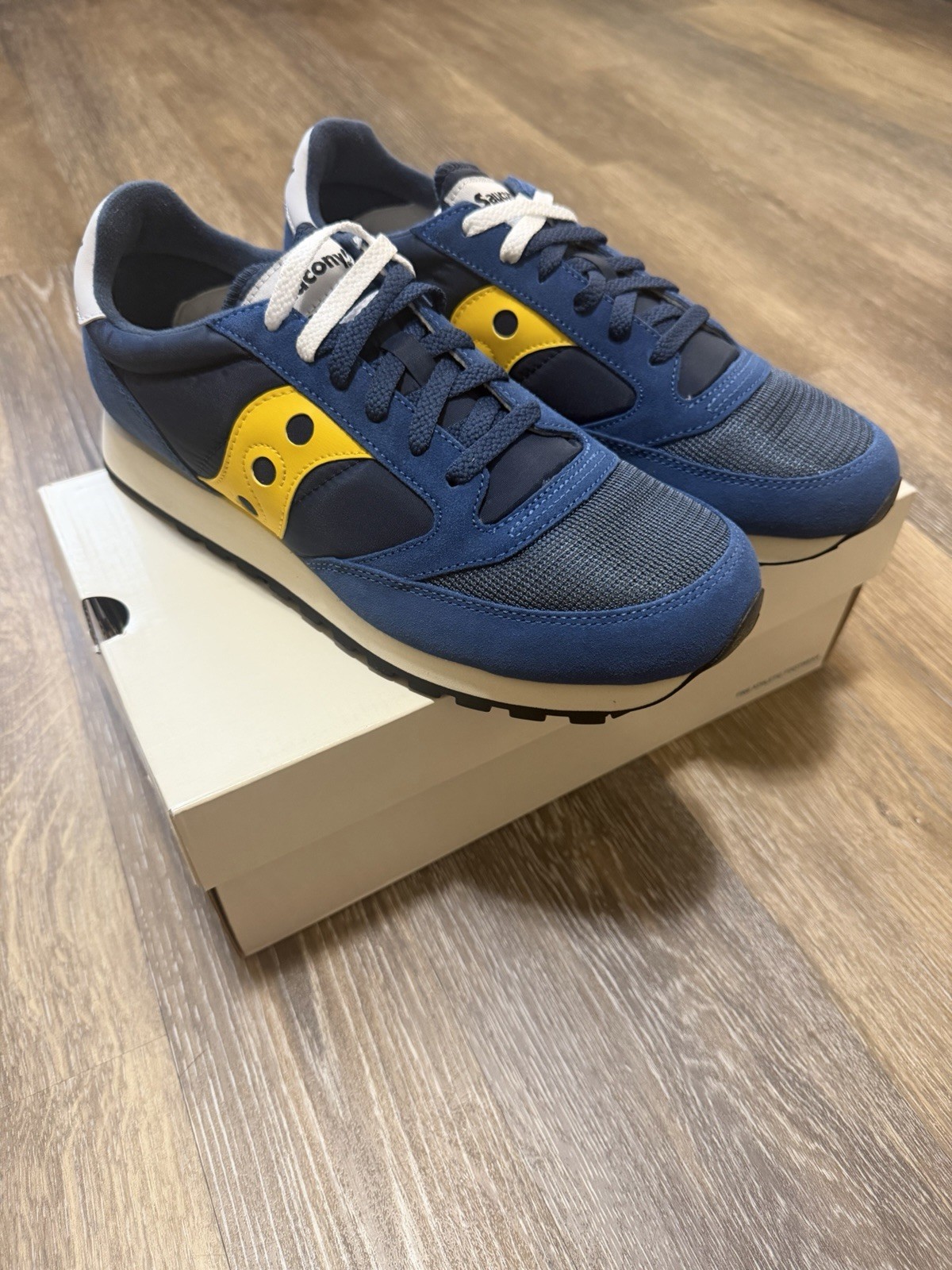 Saucony Originals Jazz Men’s Original Vintage Sneakers Blue Size 12 USA, New