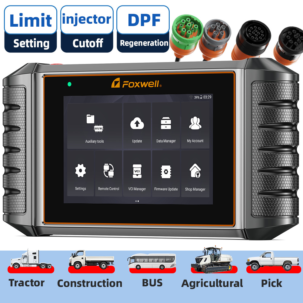 FOXWELL HD500 Truck Scanner for DPF Regen & Engine Limit Adjustment