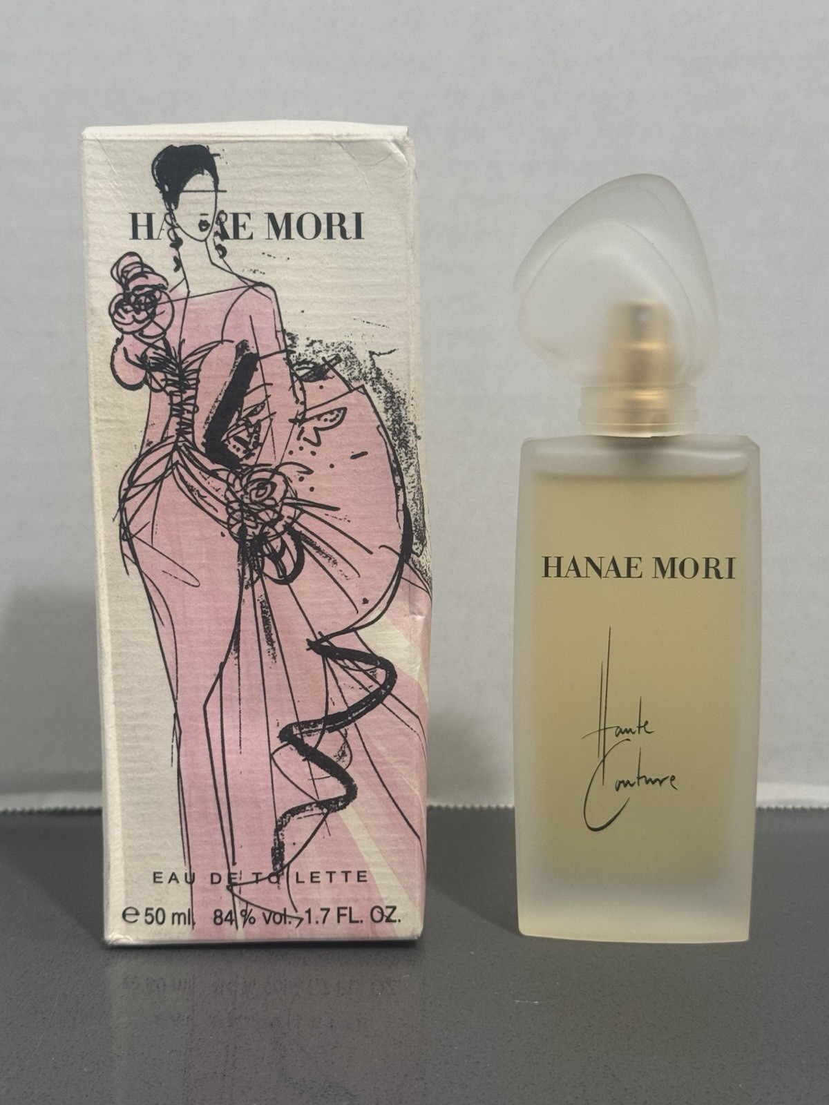 ***2004-2011*** HANAE MORI HAUTE COUTURE  EDT 50ML SPRAY VINTAGE Damage Box