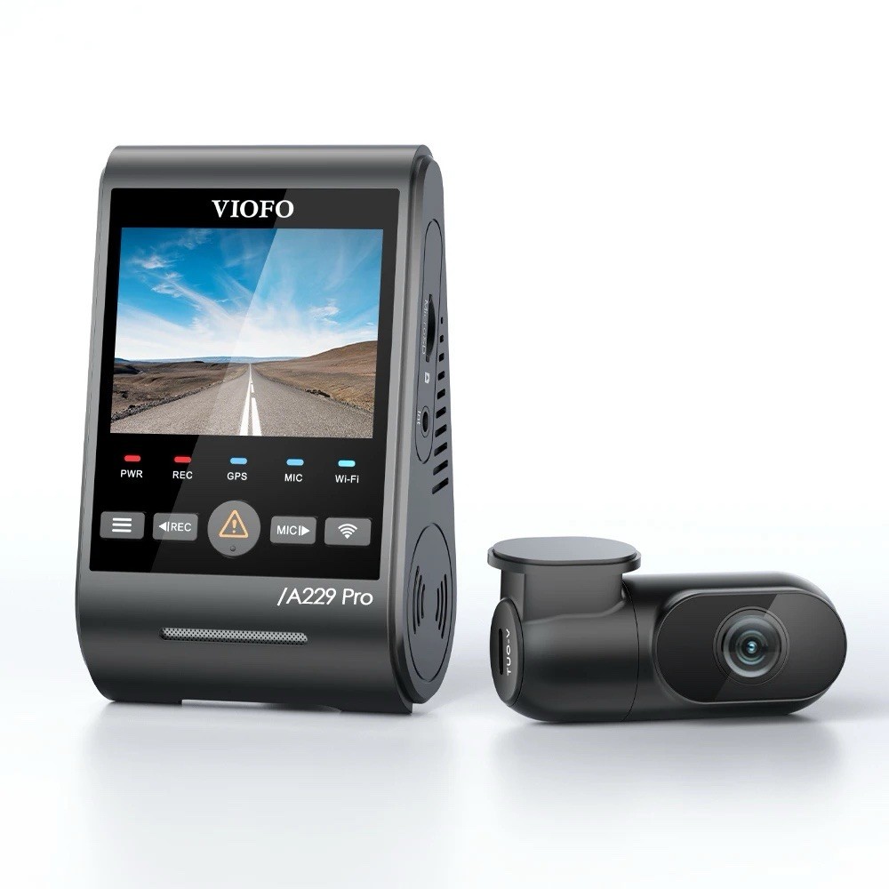 VIOFO A229 Pro 2CH 4K Front + 2K Rear Dash Cam