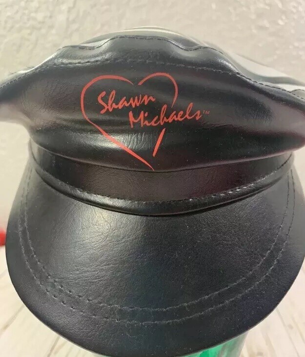 Vintage 90s WWF HBK Heartbreak kid Shawn Michaels Zebra Print Hat Small