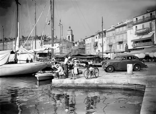 Saint Tropez Var France 1937 Historic Old Photo