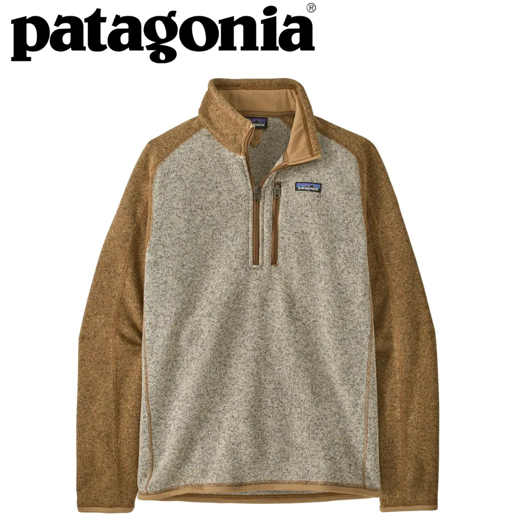 Patagonia Men\'s Fleece Better in Nautilus Tan (Brown) Size S/M - NEW WITH TAG