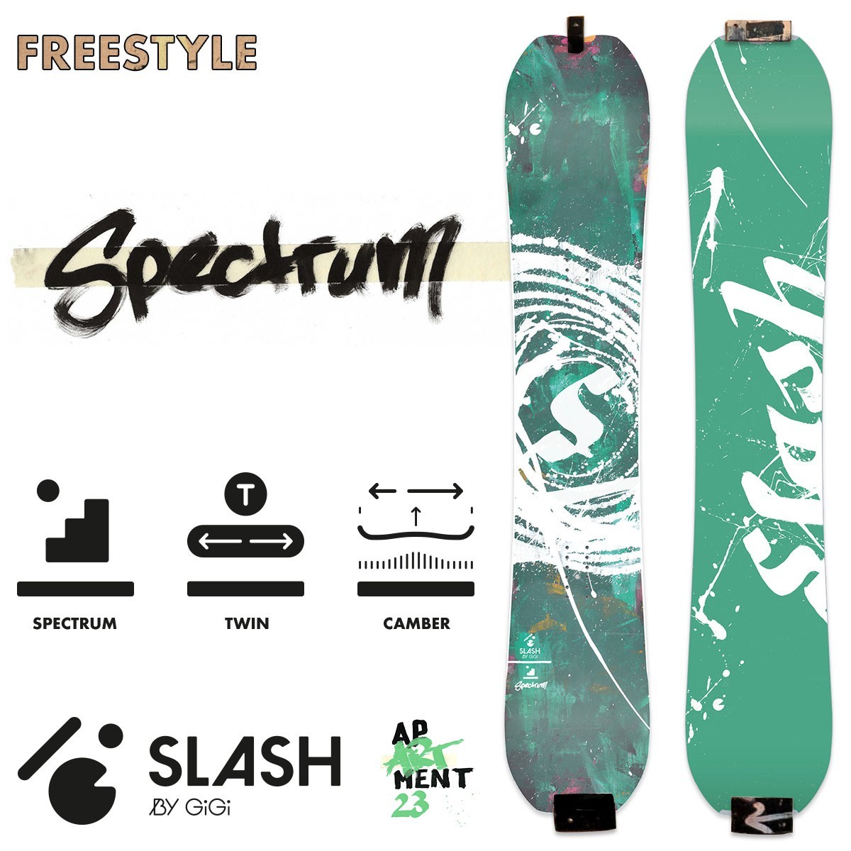 Slash by GiGi - Spectrum Snowboard - Apartment-153w