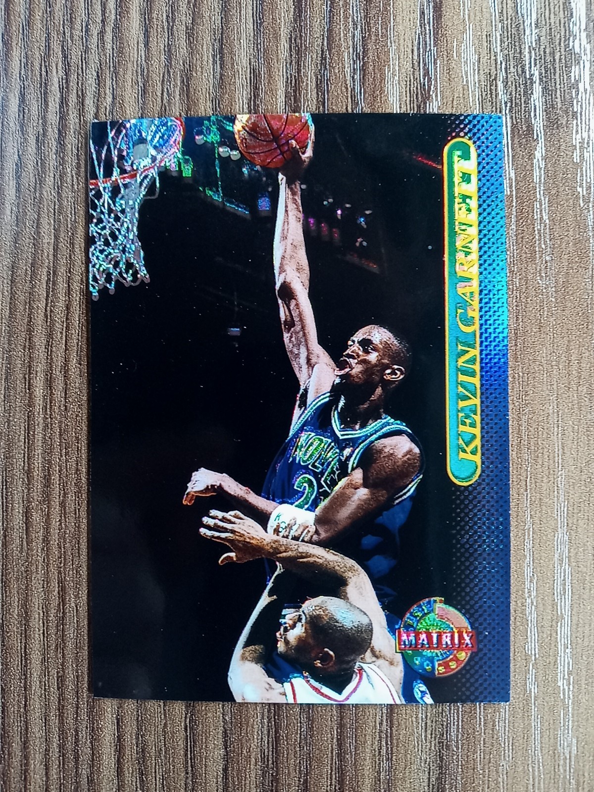 1996 Topps Stadium Club Fractal Matrix Kevin Garnett Card #59 Near Mint Cond.