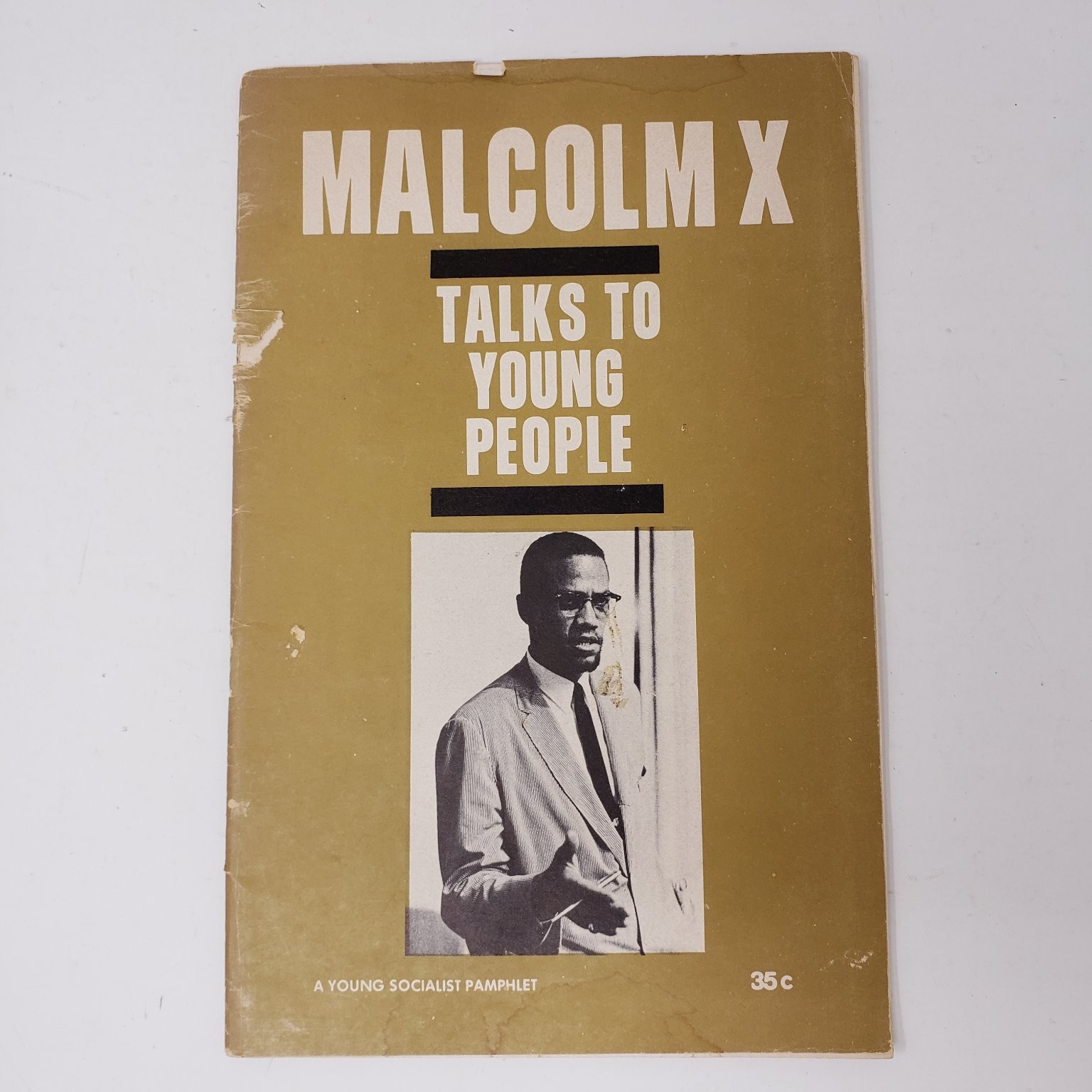 MALCOLM X TALKS TO YOUNG PEOPLE Malcolm X 4th Printing 1968 Civil Rights