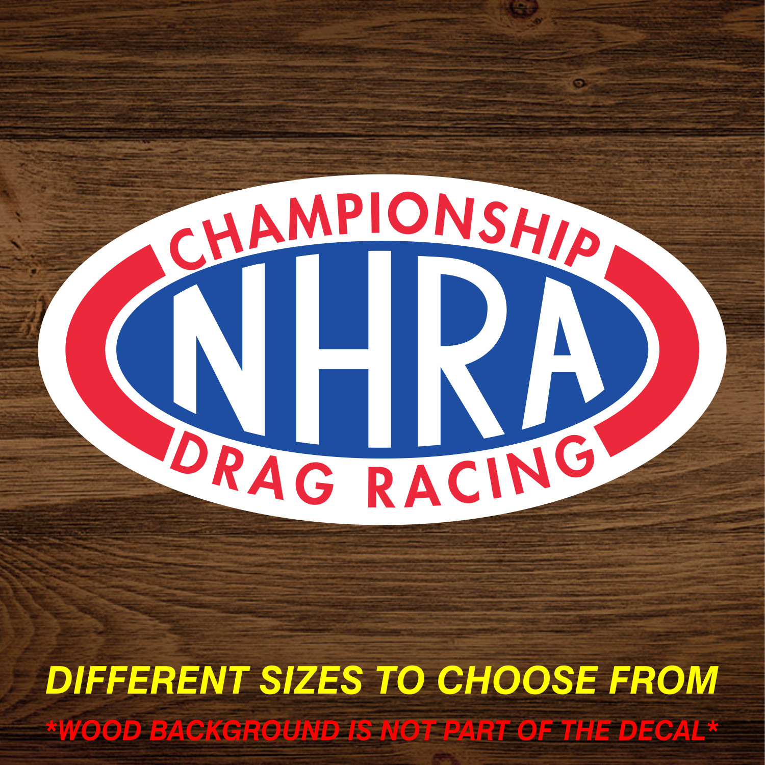 Vinyl Decal Sticker Fits NHRA Championship Drag Racing Vinyl Decal Sticker Fits NHRA Championship Drag Racing
