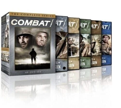 New COMBAT THE COMPLETE SERIES SEASONS 1-5 (DVD, 2013, 40-Disc Set) New COMBAT THE COMPLETE SERIES SEASONS 1-5 (DVD, 2013, 40-Disc Set)