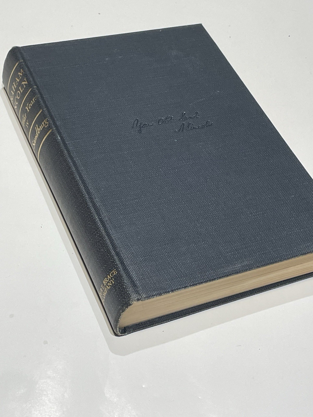 Abraham Lincoln: The War Years Vol. 4 – Carl Sandburg 1939 First Edition HC Abraham Lincoln: The War Years Vol. 4 – Carl Sandburg 1939 First Edition HC