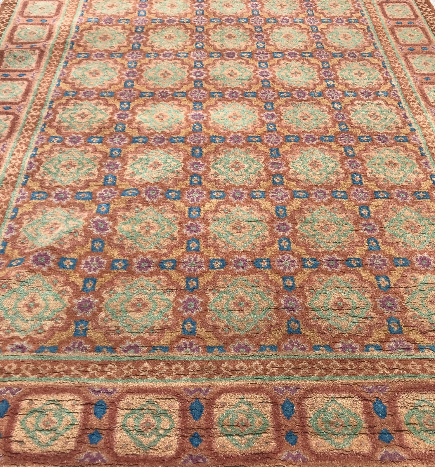 AN AWESOME ANTIQUE  CHINESE RUG
