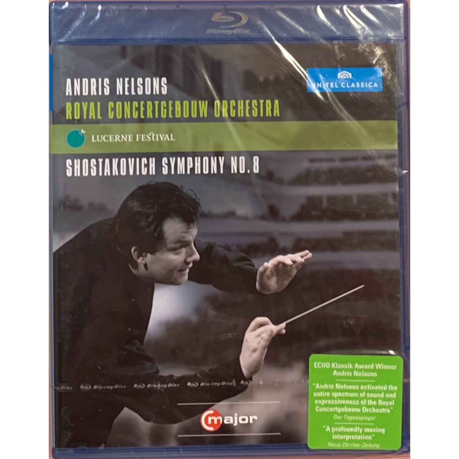 Lucerne Festival: Shostakovich Symphony No. 8 NEW Blu-ray Disc Andris Nelsons