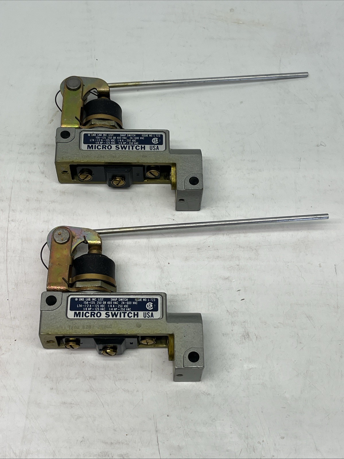 (2x NOS) Honeywell Precision Based Micro Switches BZH1-2RN62 | USA Seller