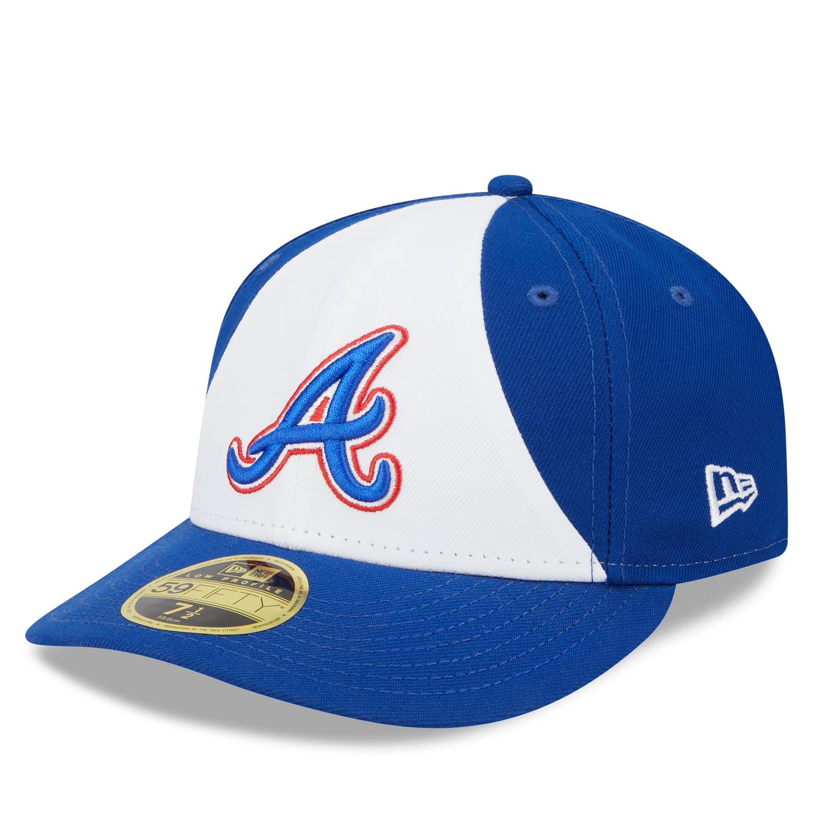 Men\'s New Era White/Royal Atlanta Braves 2023 City Connect Low Profile 59FIFTY