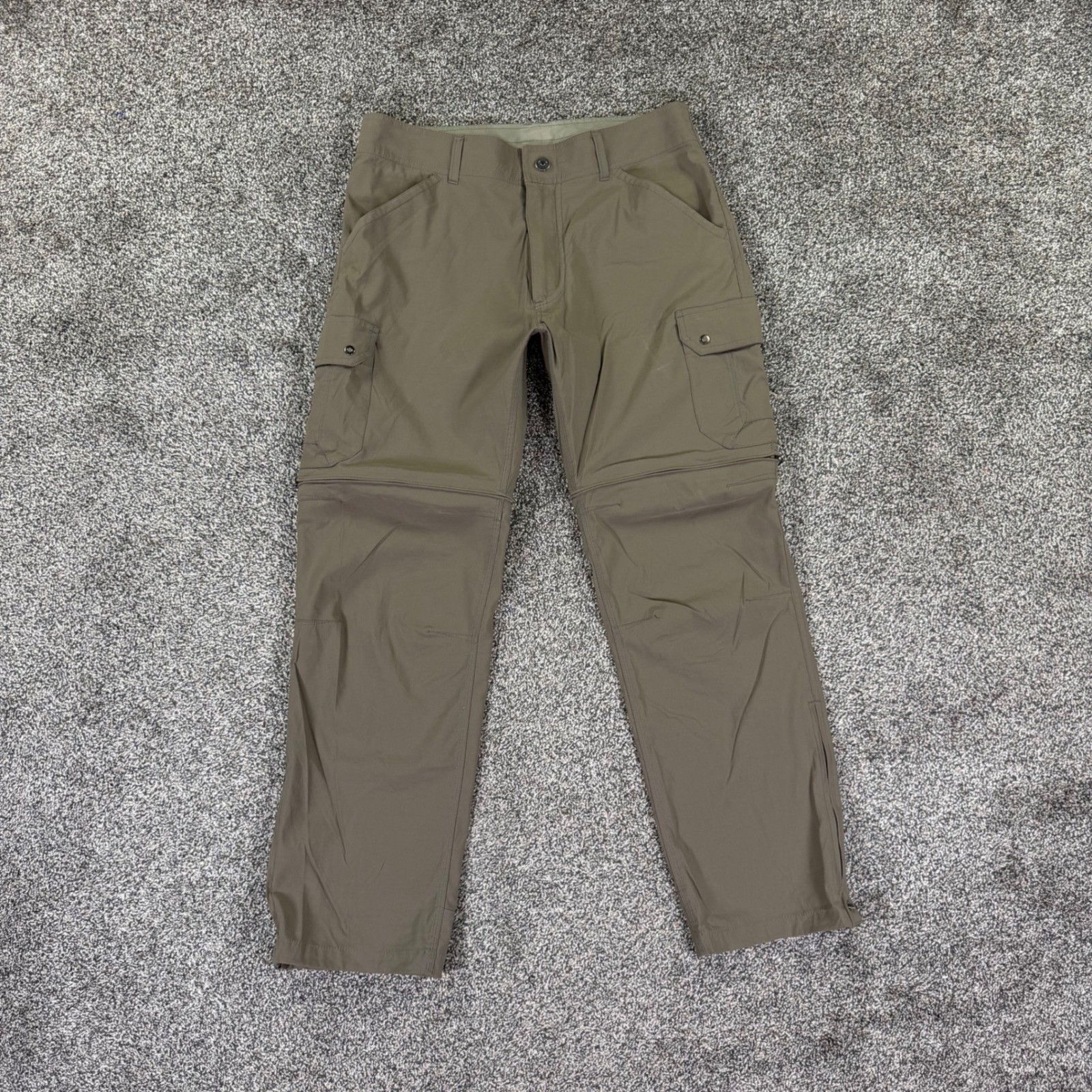 KUHL Renegade Convertible Stealth Pants Mens 34x30 Brown Hiking Cargo Zip Off KUHL Renegade Convertible Stealth Pants Mens 34x30 Brown Hiking Cargo Zip Off