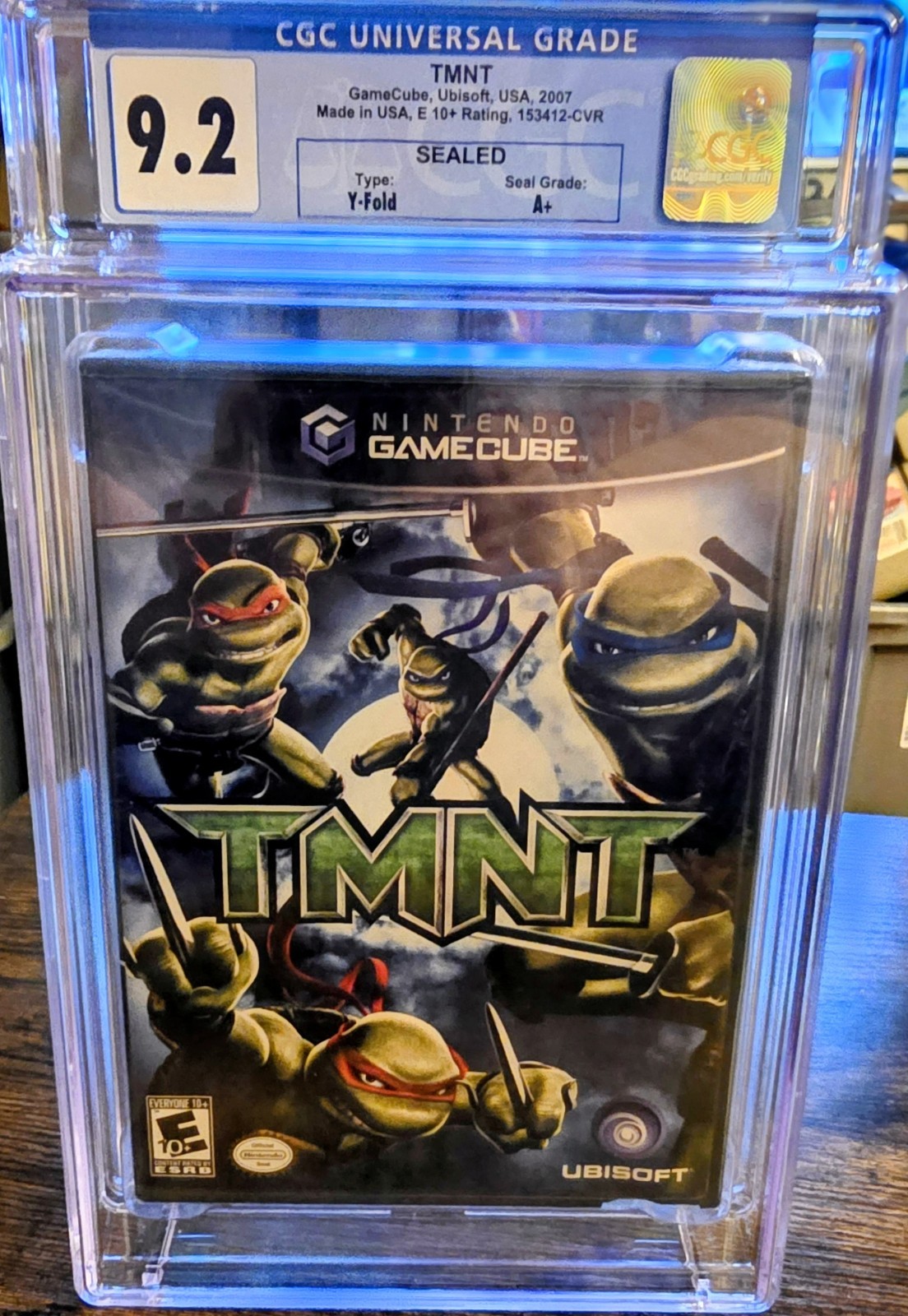 Graded TMNT Gamecube Game. Excellent Condition Brand New. Factory Sealed