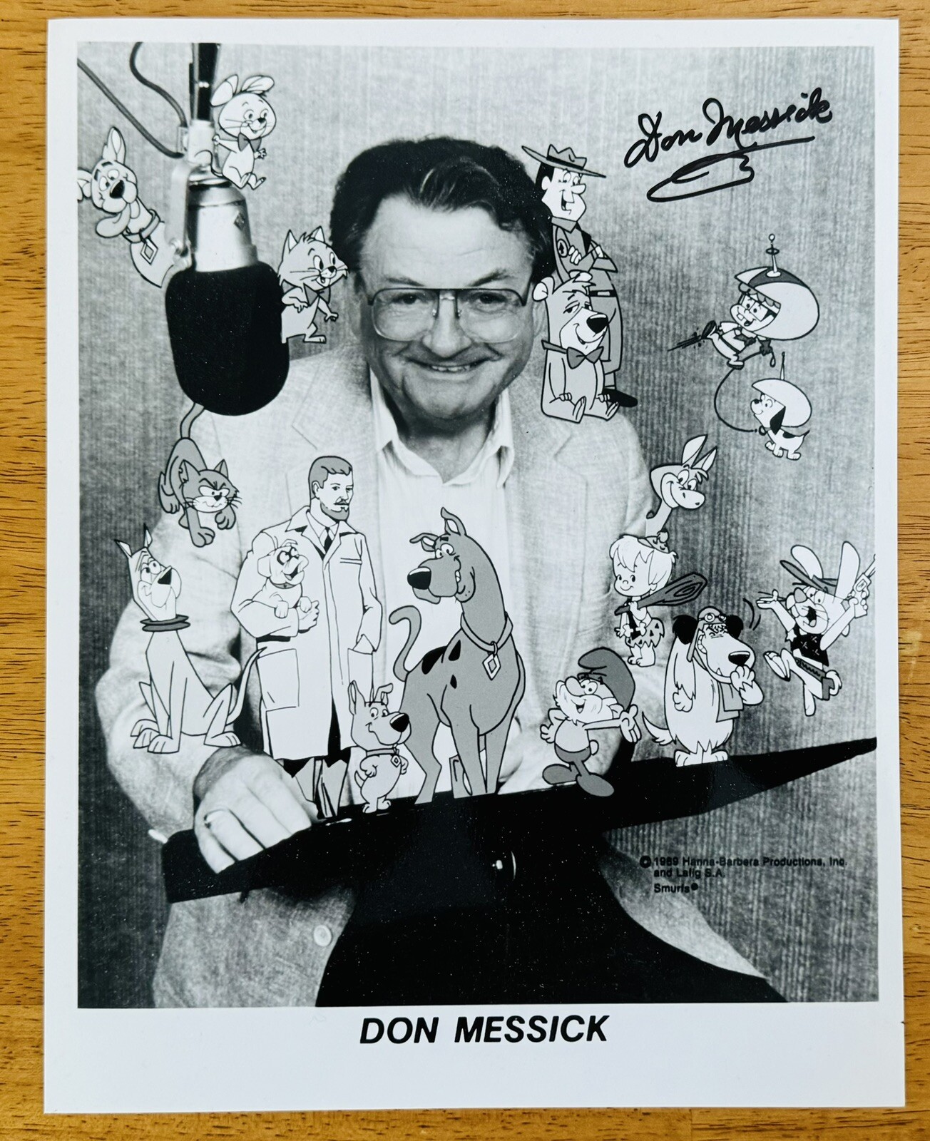 Don Messick Signed Autographed 8x10 Photo BAS Beckett Cert Scooby-Doo Jetsons
