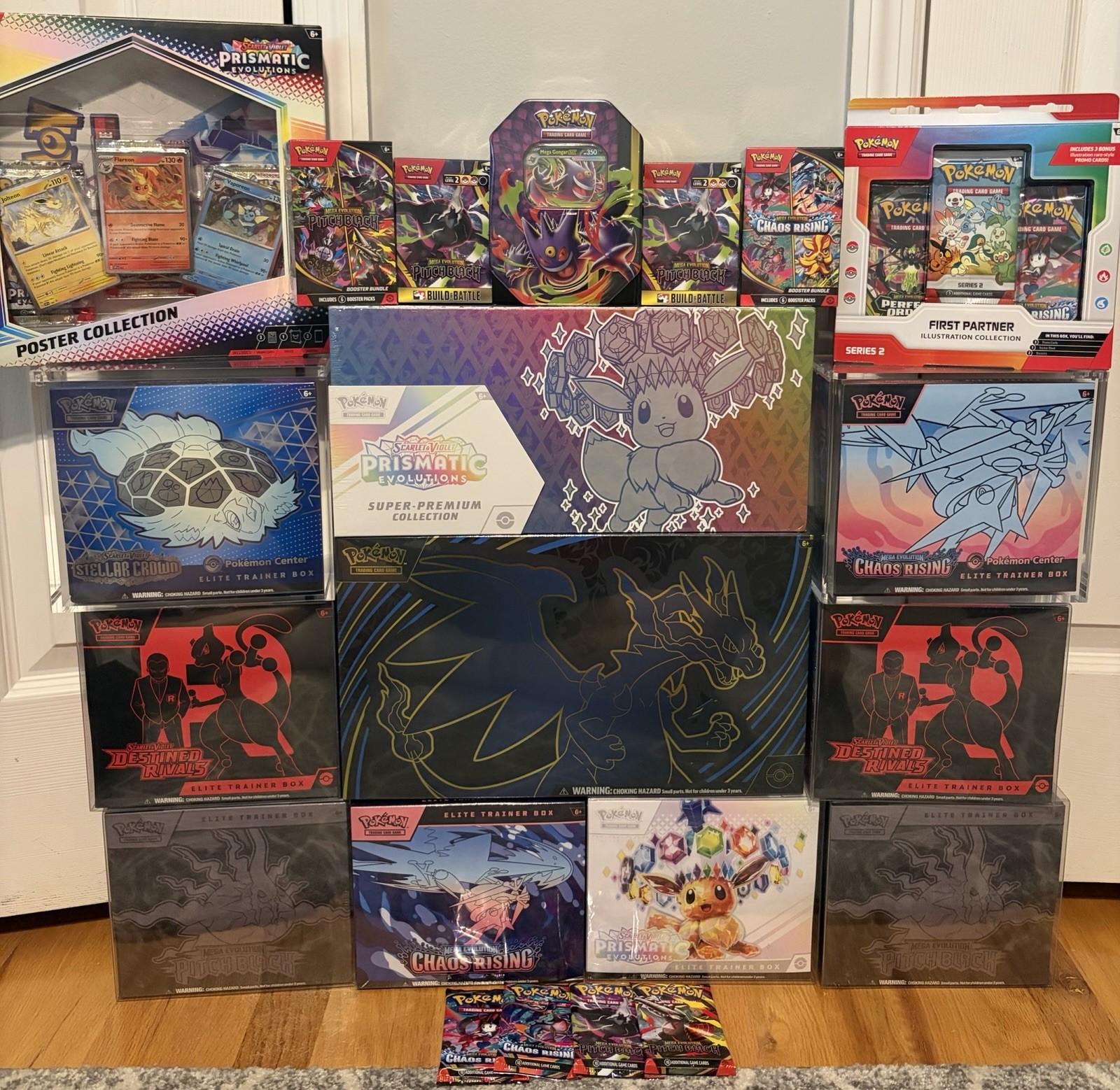 POKEMON SEALED COLLECTION LOT - GUARANTEED ITEM FROM PICTURE + 1-5 POKEMON PACKS