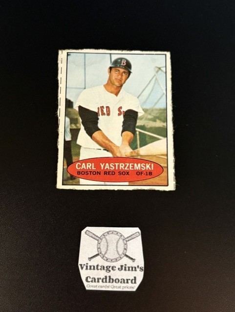 Carl Yastrzemski 1971 Bazooka Bubble Gum Card Vintage HOF Red Sox Rare🔥⚾