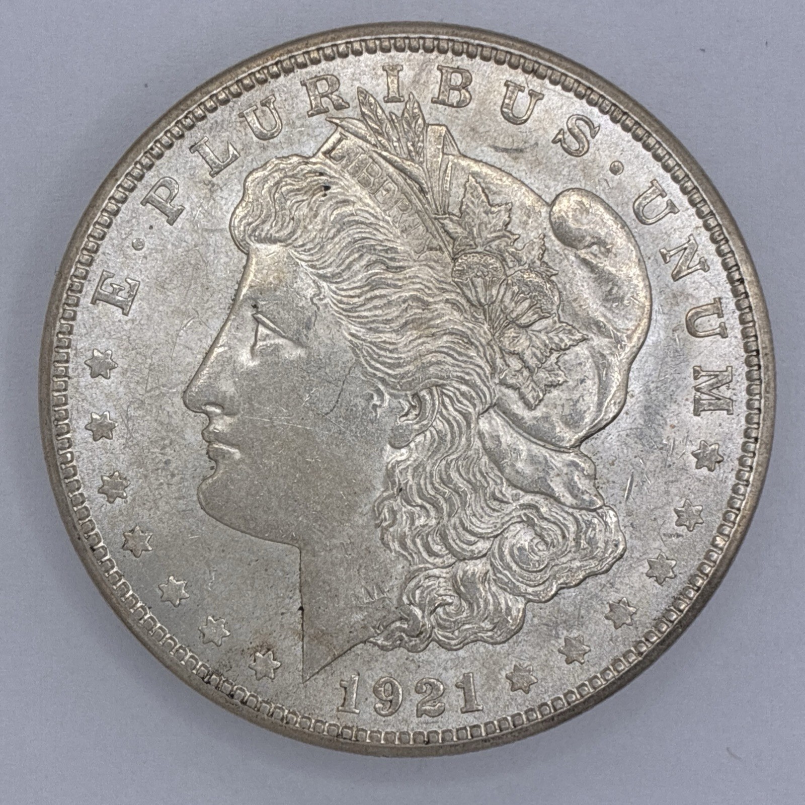 1921‑S Morgan $1 • UNC • Luster • San Francisco Issue