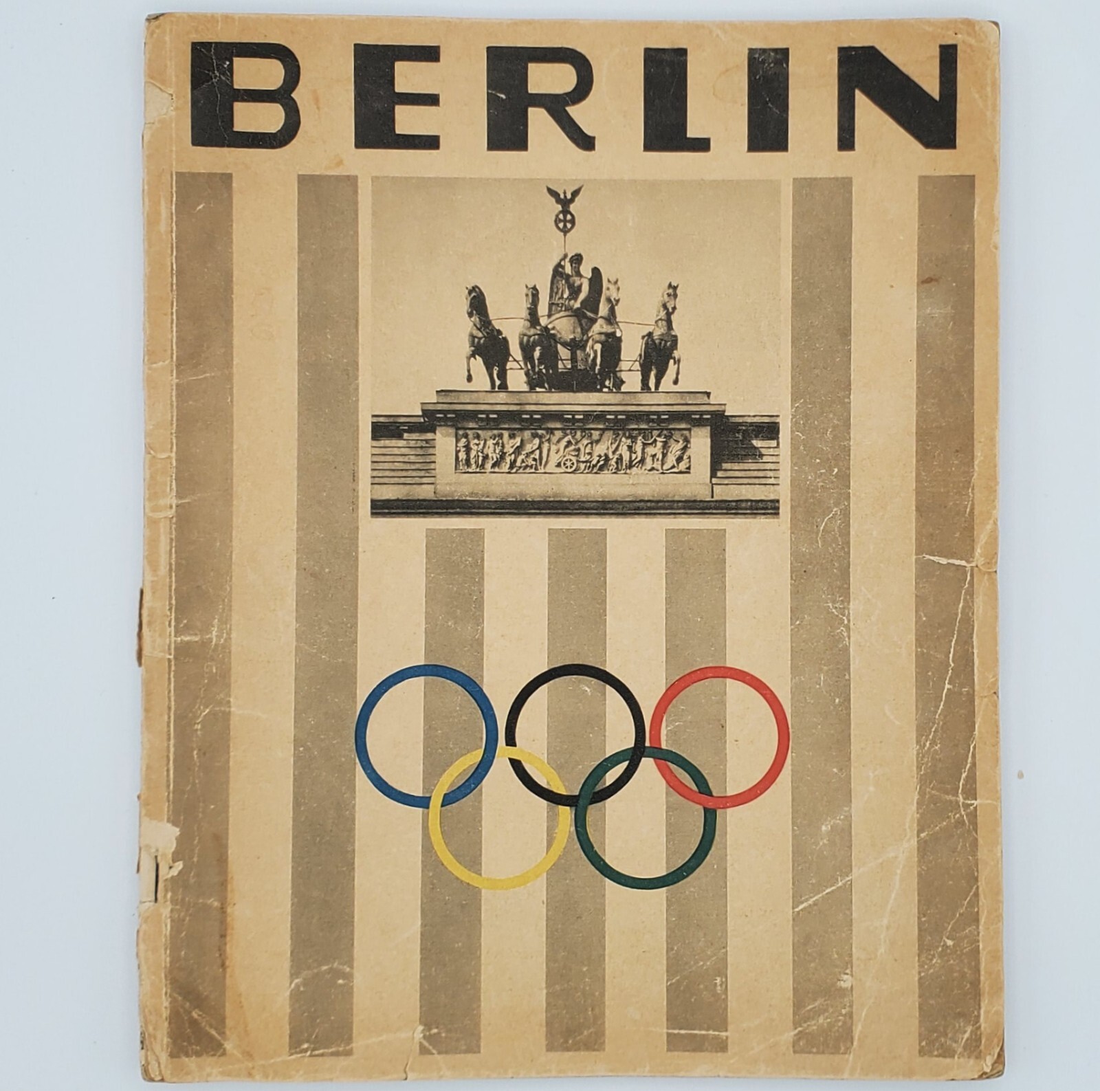 1936 Berlin Olympics Heinrich Hoffmann Photo Book Third Reich Multilingual Guide