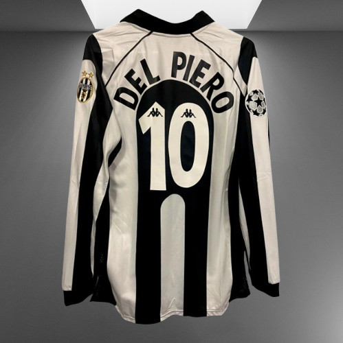 Juventus 1997/1998 Del Piero # 10 UEFA Champions League Long-Sleeve Jersey Juventus 1997/1998 Del Piero # 10 UEFA Champions League Long-Sleeve Jersey