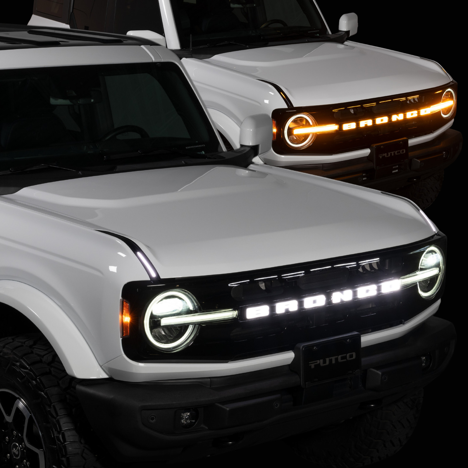 Putco 92852 Luminix BRONCO LED Grille Emblem For 2021-2024 Bronco w/ Camera Putco 92852 Luminix BRONCO LED Grille Emblem For 2021-2024 Bronco w/ Camera