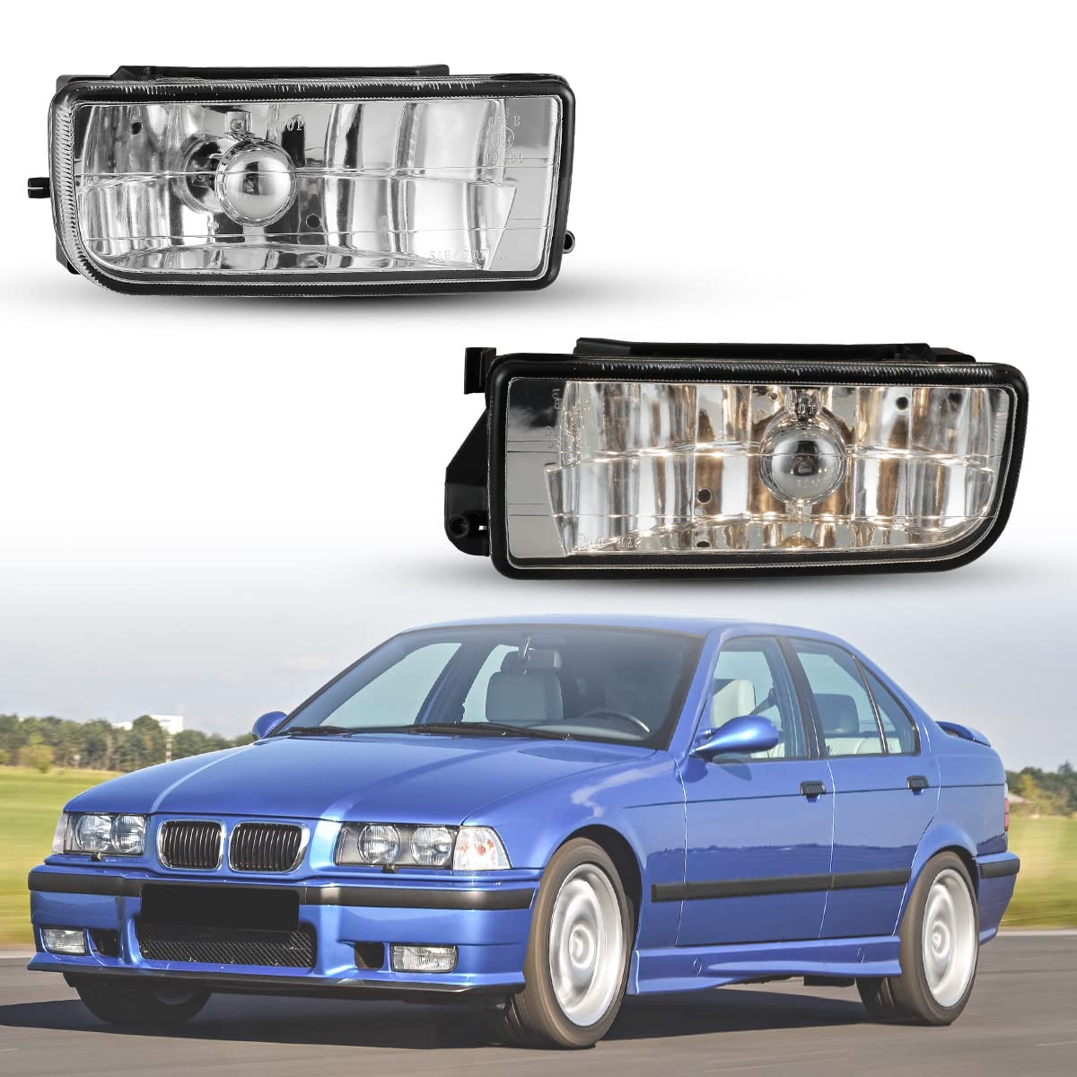 Fog Light Fit for 1992-1999 BMW E36 3-Series / M3