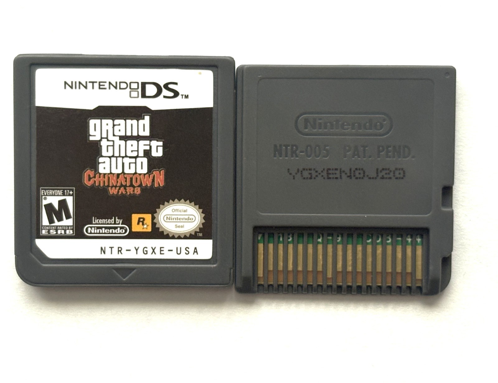 Nintendo DS Game Cartridge Only Grand Theft Auto Chinatown Wars 