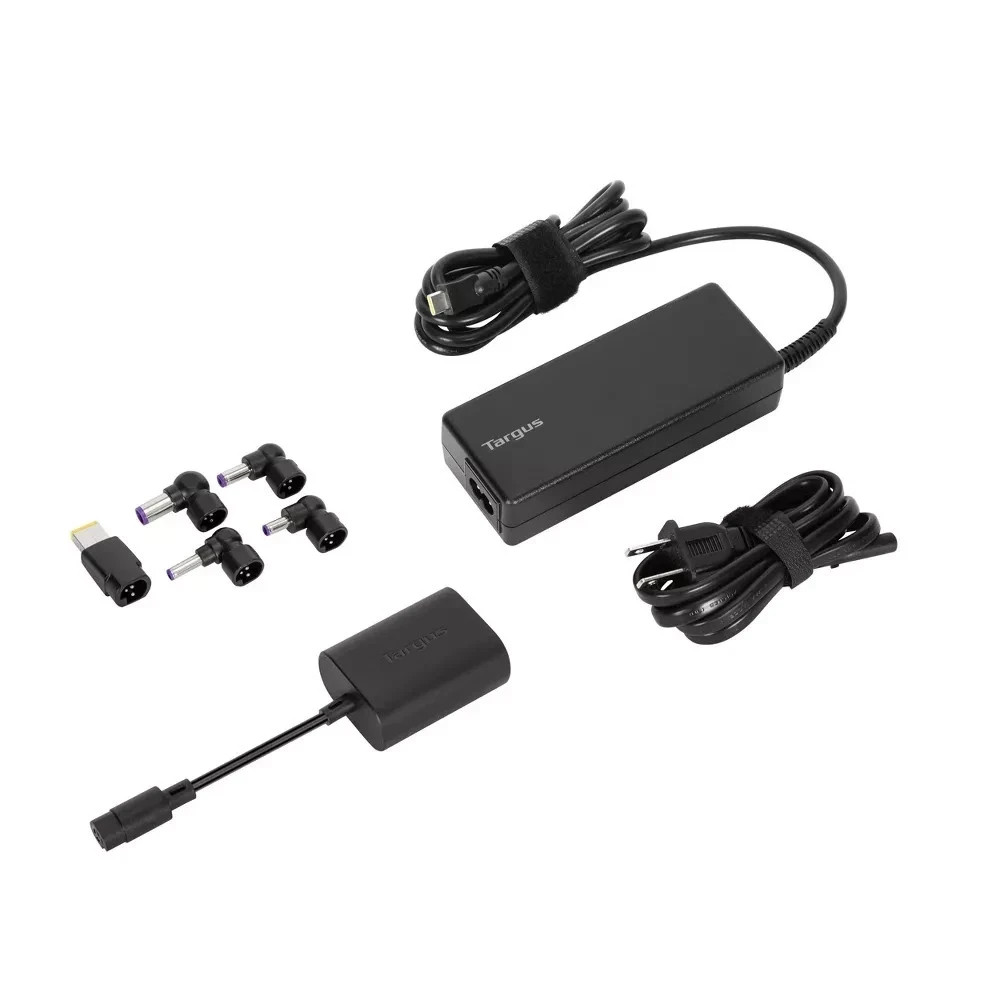 *NEW* Targus Universal USB-C Charger 100W A.C Adapter APM108TT  Black w/ Tips