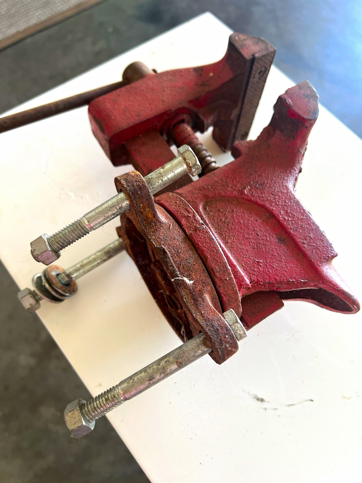 Vintage Columbian Bench Vise- Heavy Duty