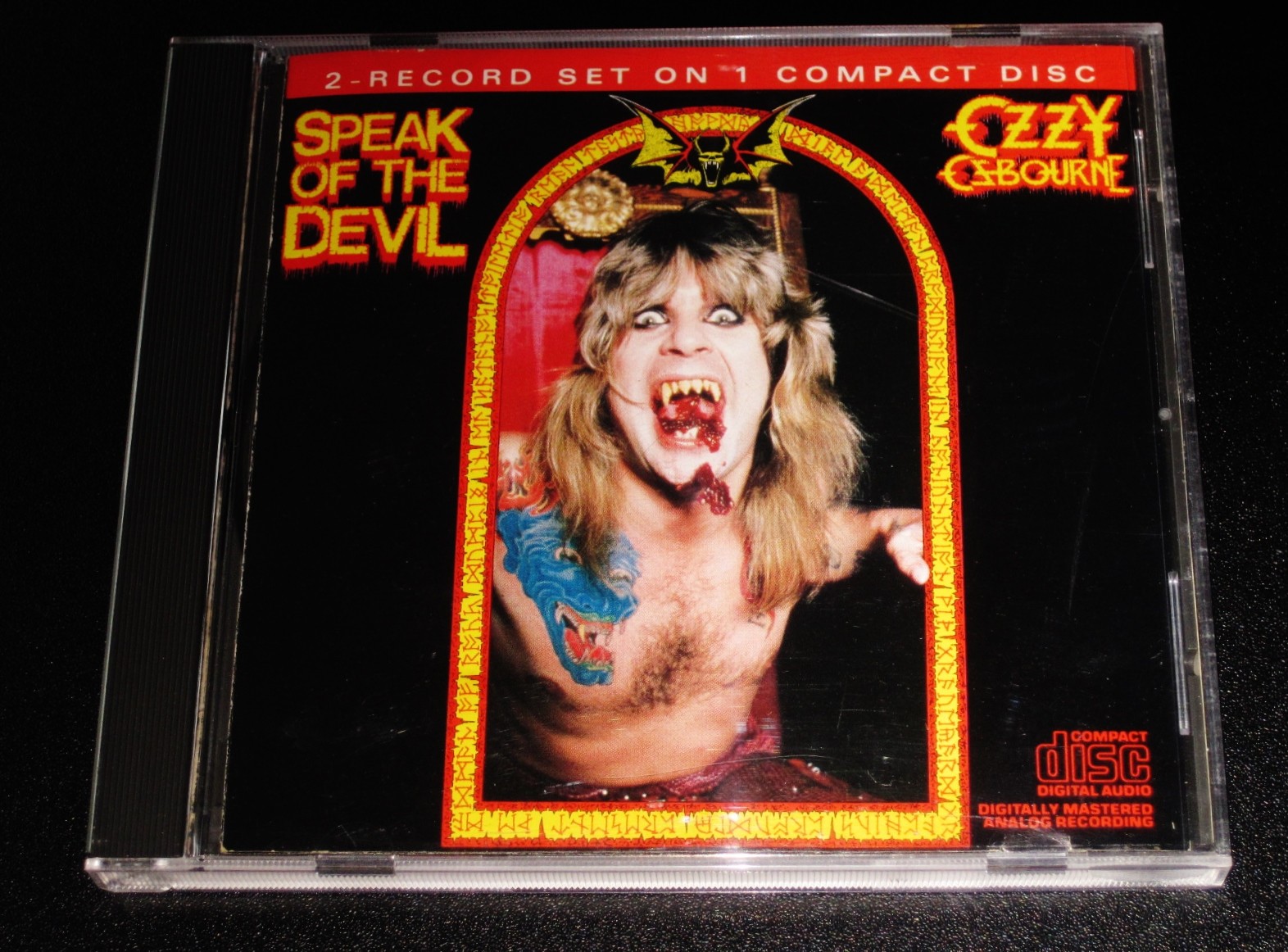 Ozzy Osbourne: Speak Of The Devil CD 1982 CBS, Jet Records USA ZK 38350 Original