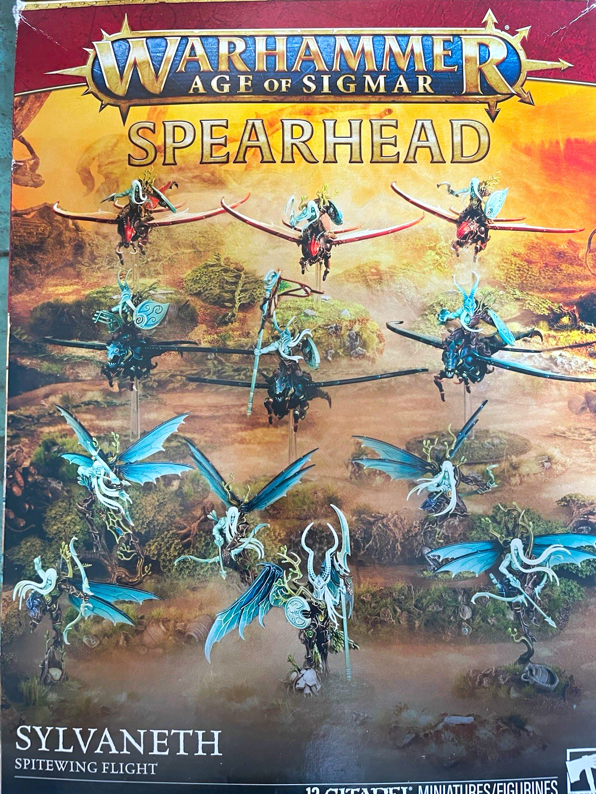 GW Warhammer  AOS Sigmar Spearhead Sylvaneth Spitewing Incomplete