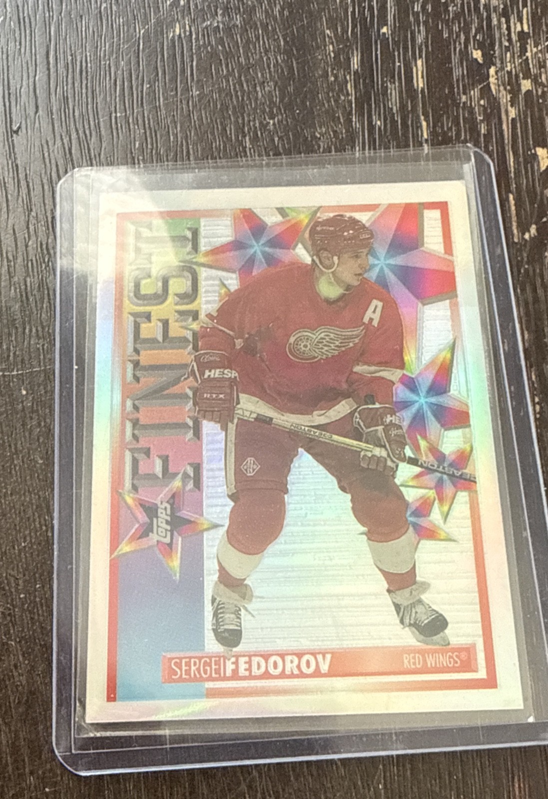 1995-96 Topps - Mystery Finest Sergei Fedorov #M5 Refractor 1995-96 Topps - Mystery Finest Sergei Fedorov #M5 Refractor