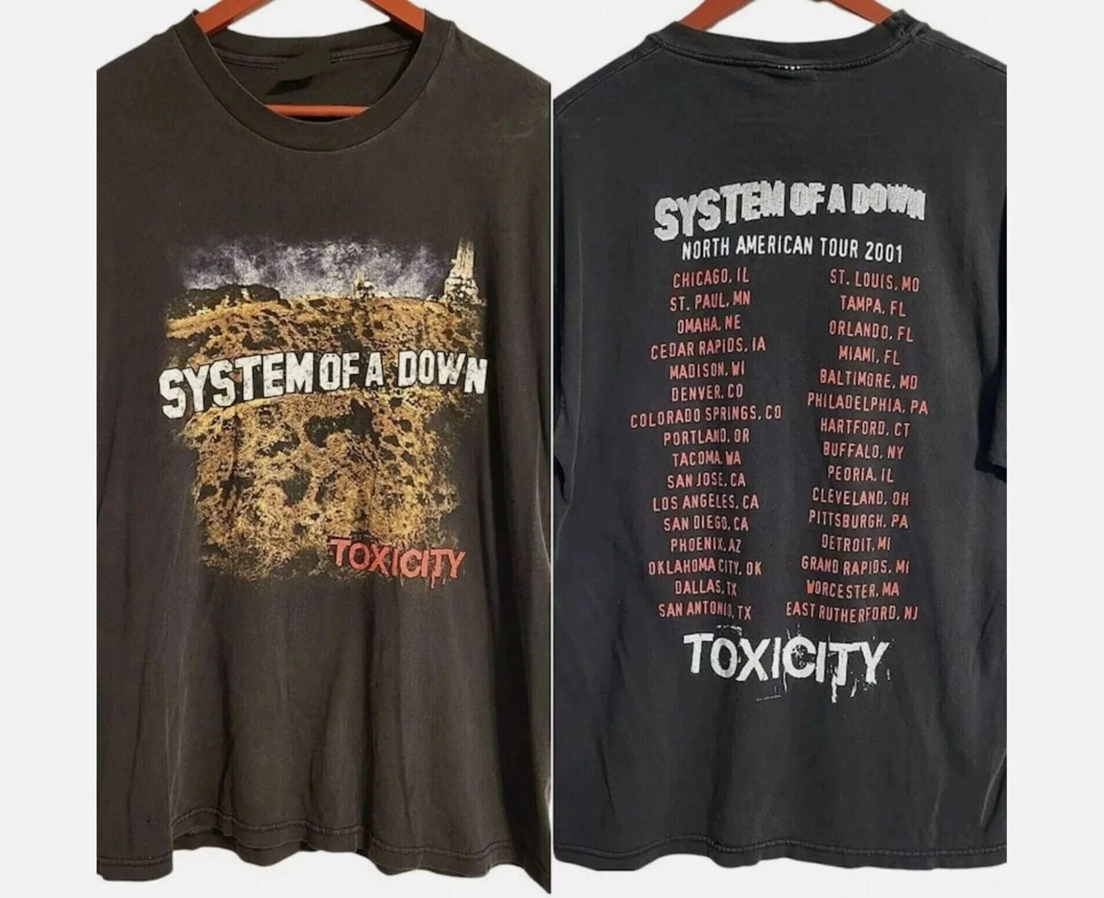 System Of A Down Tour Shirt 2025