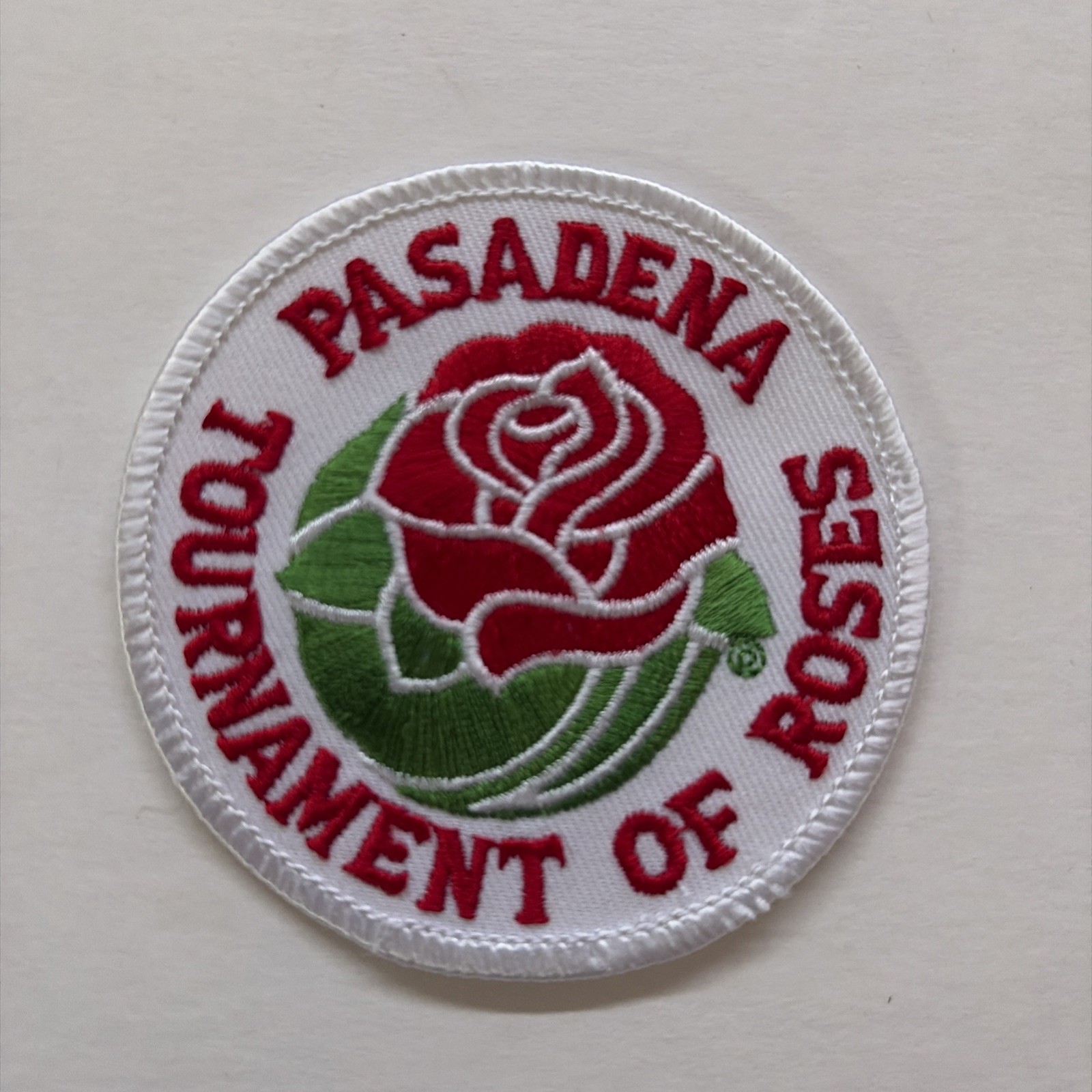 Pasadena Tournament of Roses Embroidered Patch Rose Parade Souvenir Logo