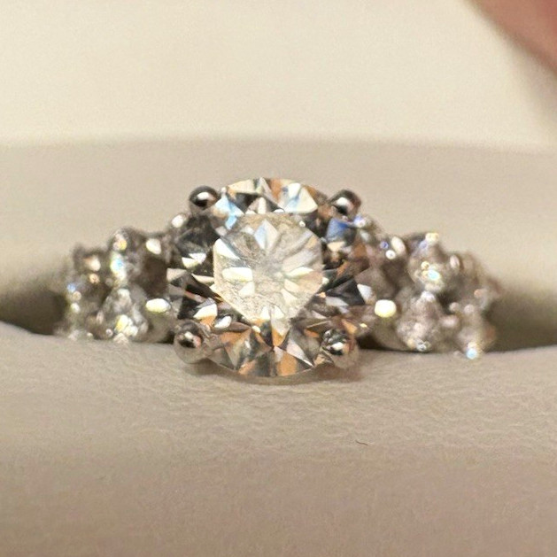 Helzberg ALTR 14K White Gold Lab Grown Diamond 1.5ct Prong Ring 6.0