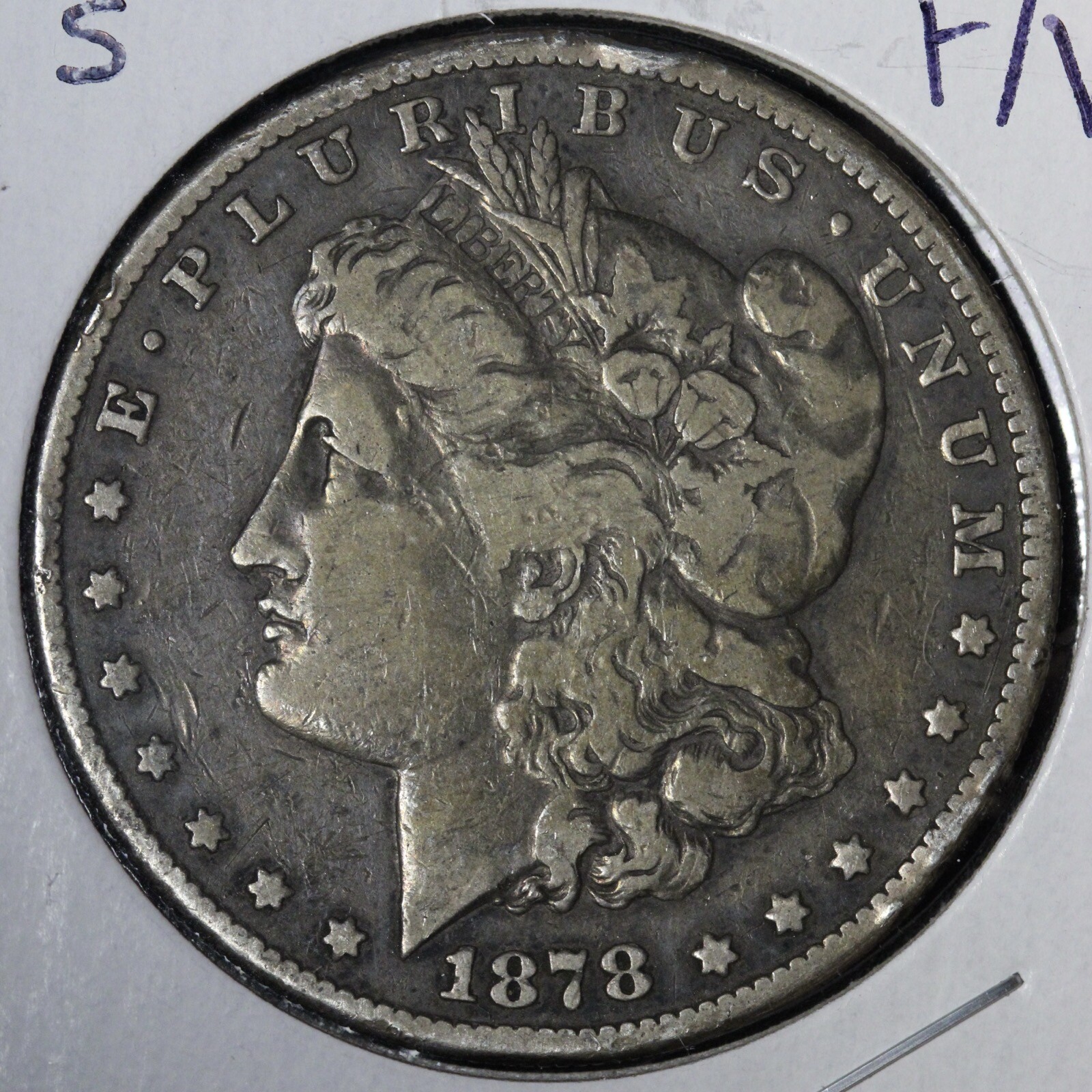 1878-S Morgan Silver Dollar FINE/VF E320 WNM