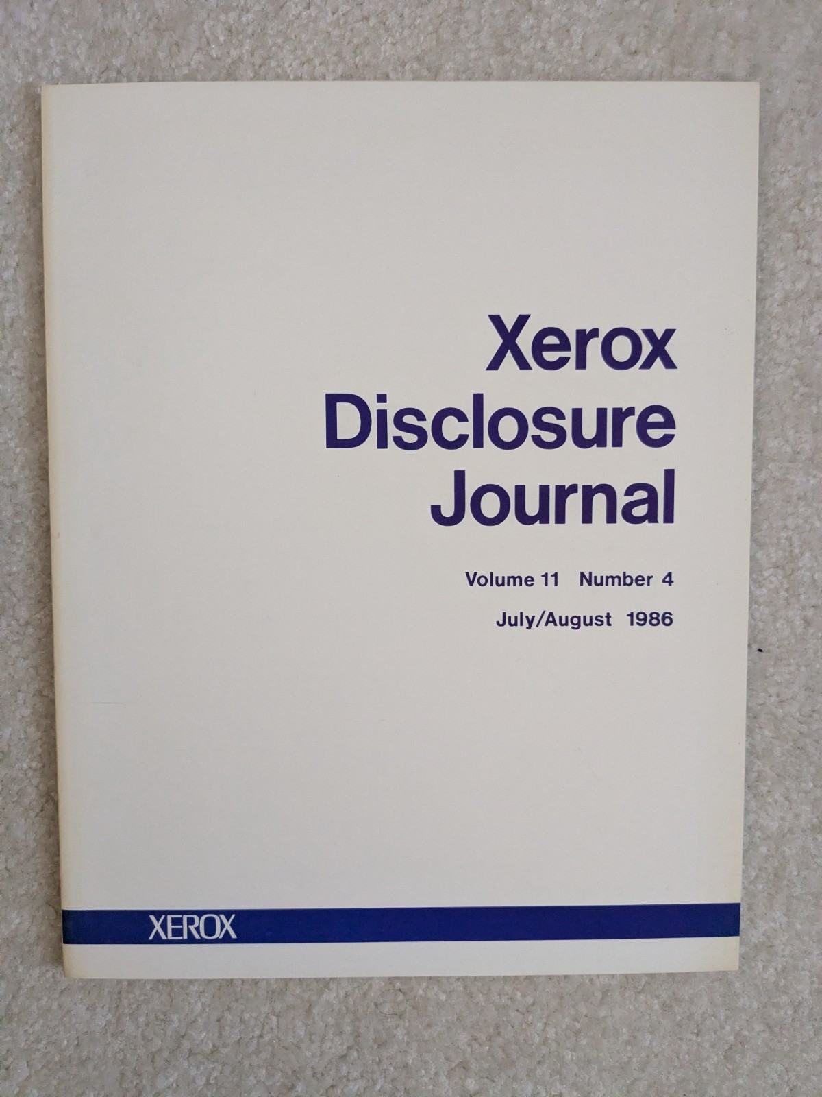 Xerox Disclosure Journal 1986 – PARC Semiconductor Laser Array Disclosures