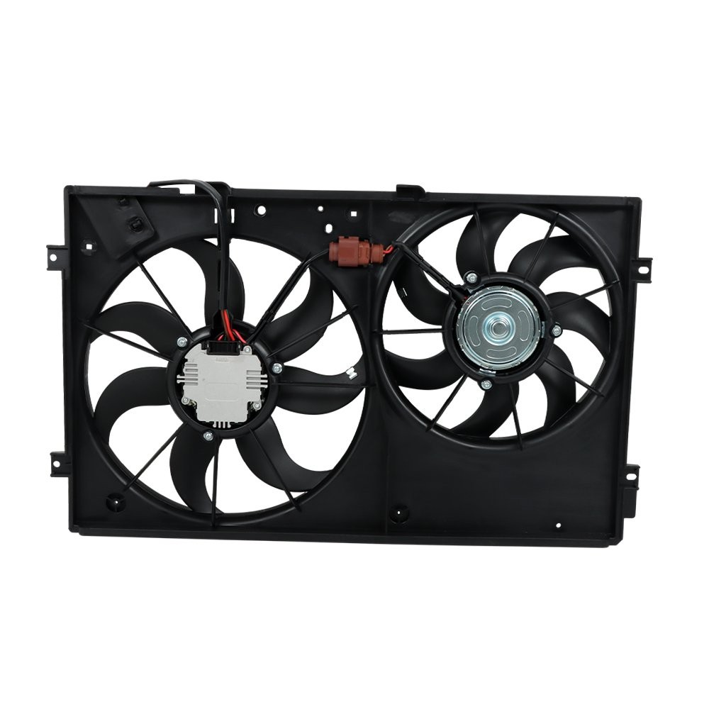 Plastic Radiator Cooling Fan Assembly For Volkswagen Jetta S/SE/SEL 2008-2010