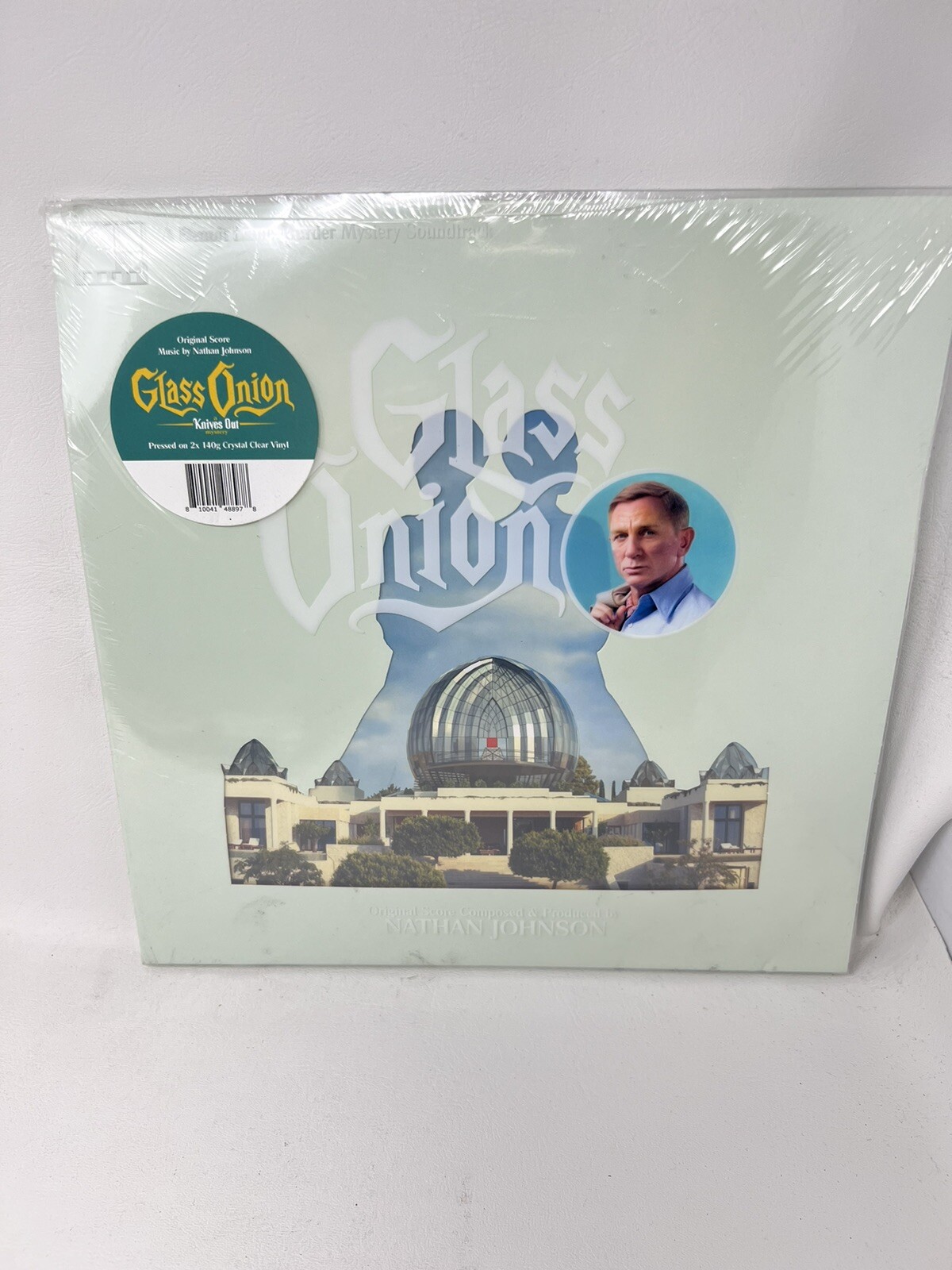 Nathan Johnson - Glass Onion (Original Soundtrack) New Vinyl LP/clear damaged