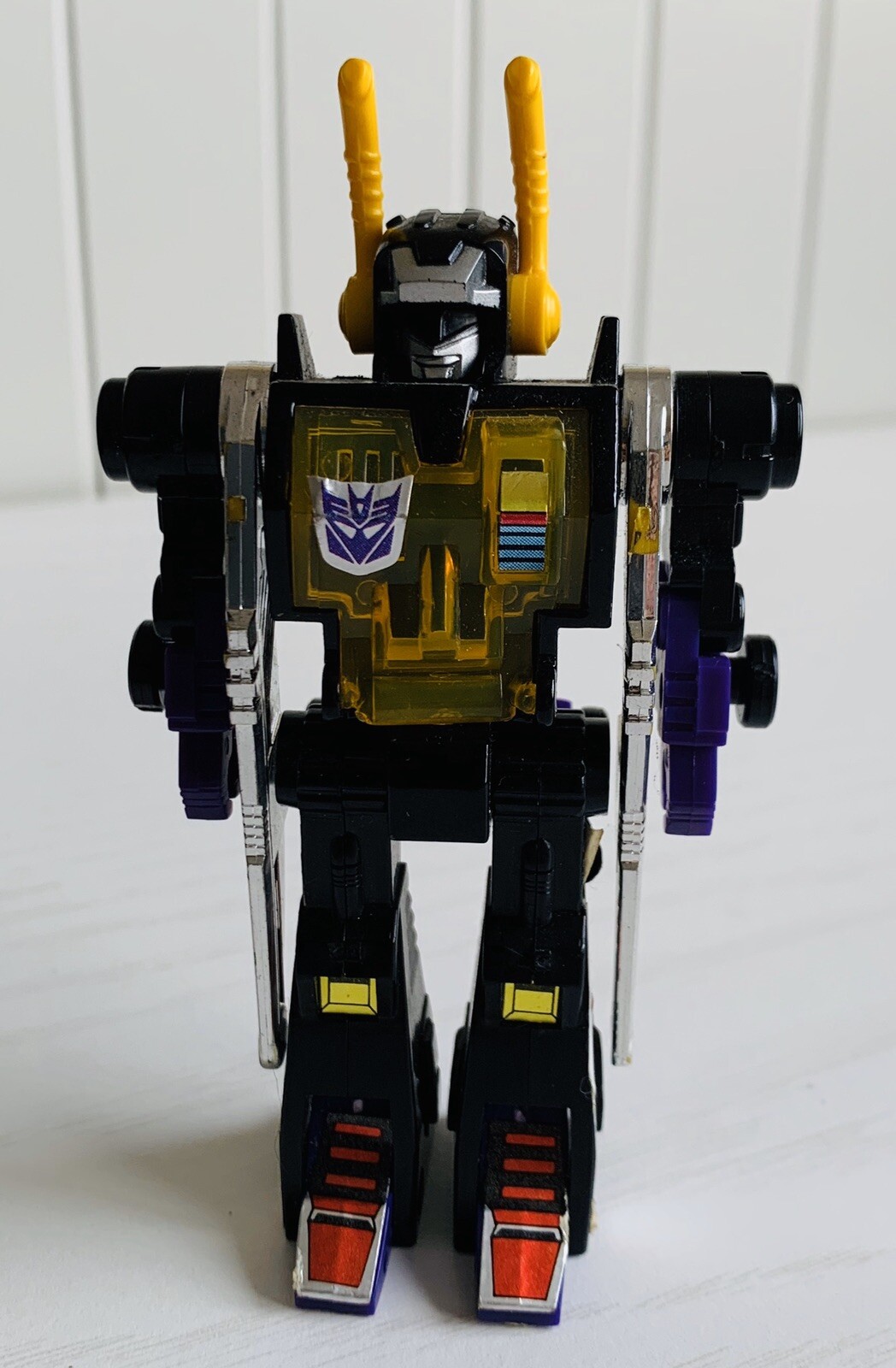 TRANSFORMERS G1 - Vintage 1985 Decepticon Insecticon Kickback With Gun Booklet