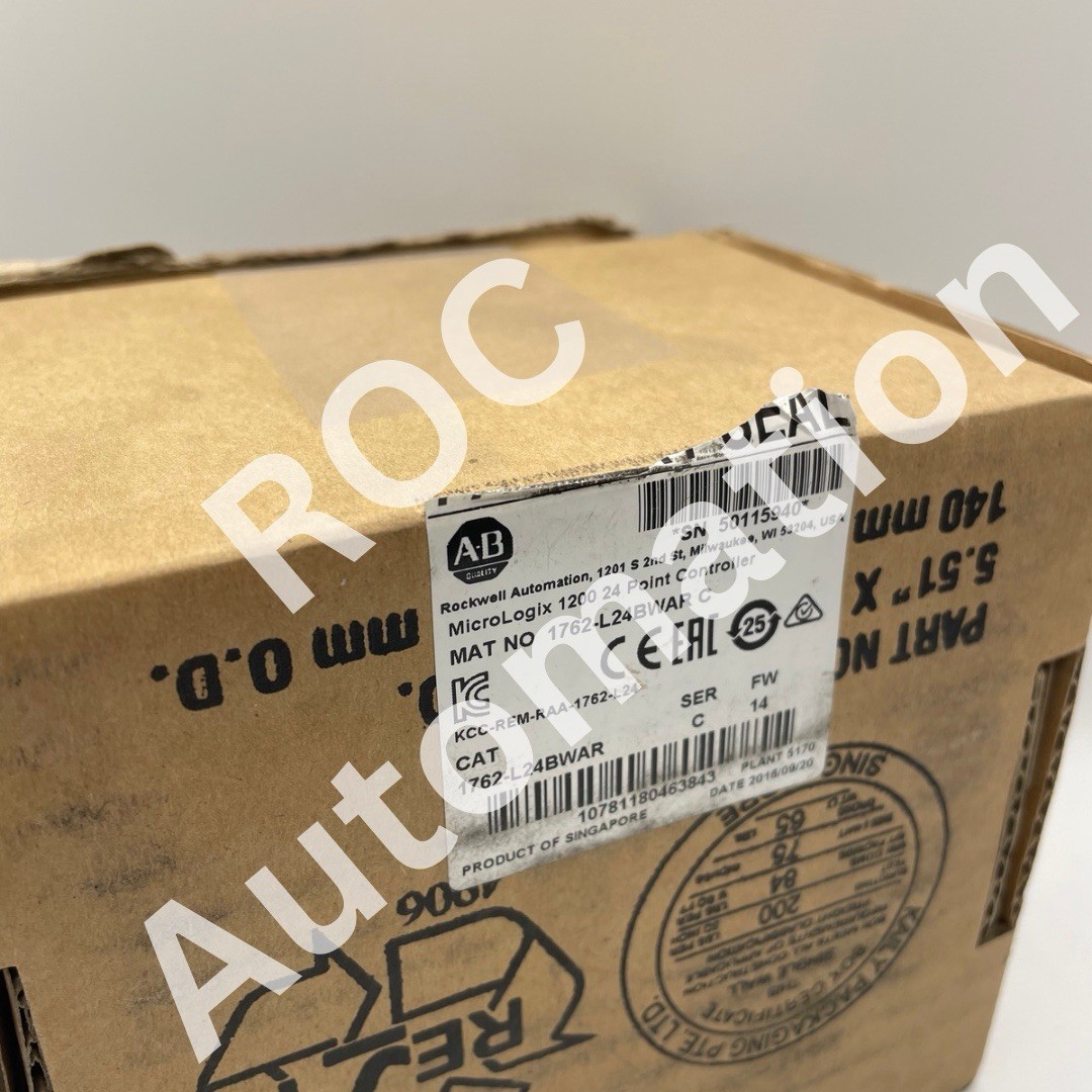New Allen Bradley 1762-L24BWAR /C FW14 MicroLogix 1200 Controller