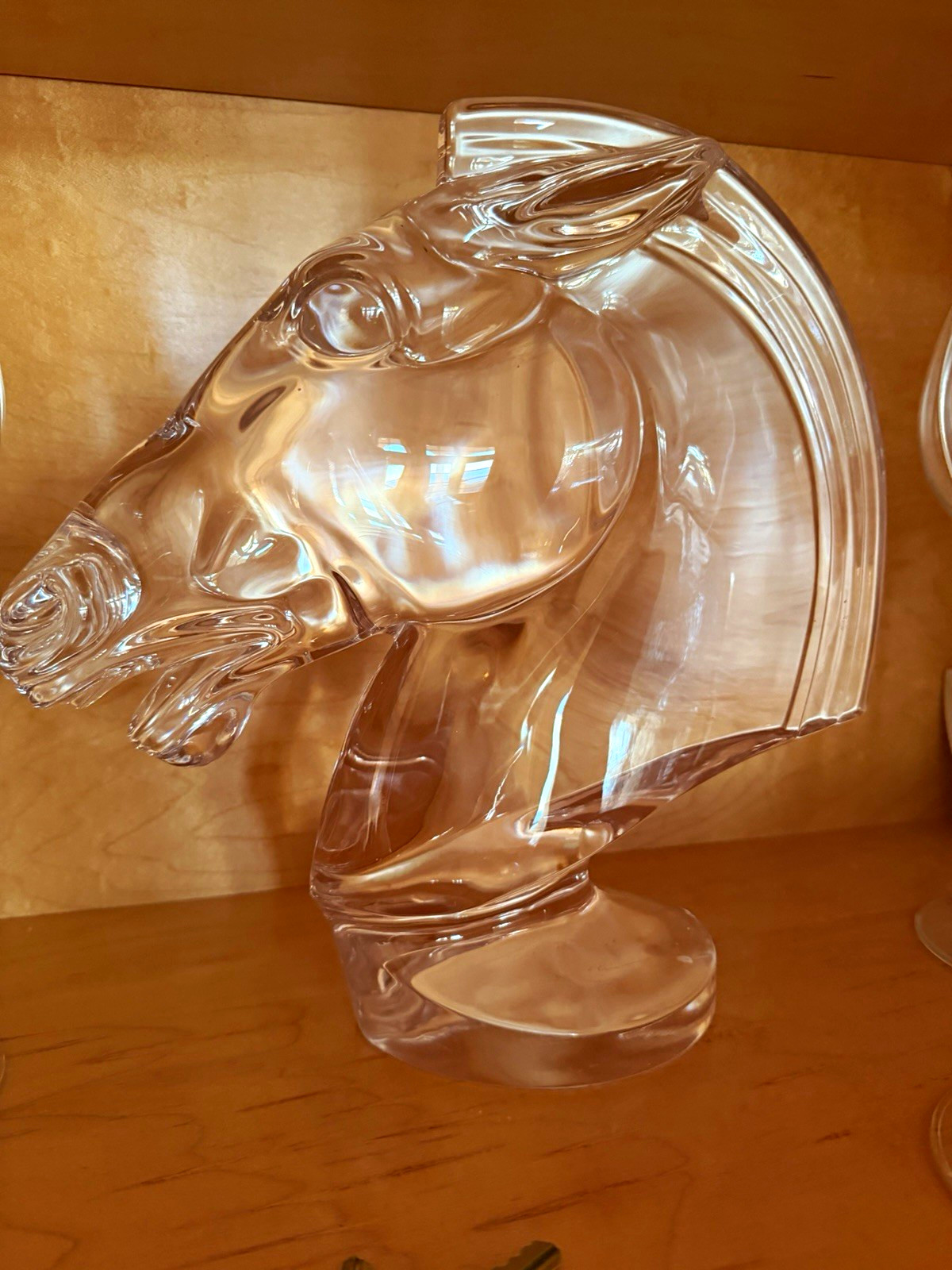 Large Lalique “Tête de Cheval” (Horse’s Head) by Marc Lalique by Marc Lalique