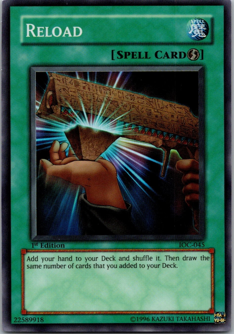 Yugioh Reload IOC-045 1st Edition Super Rare NM