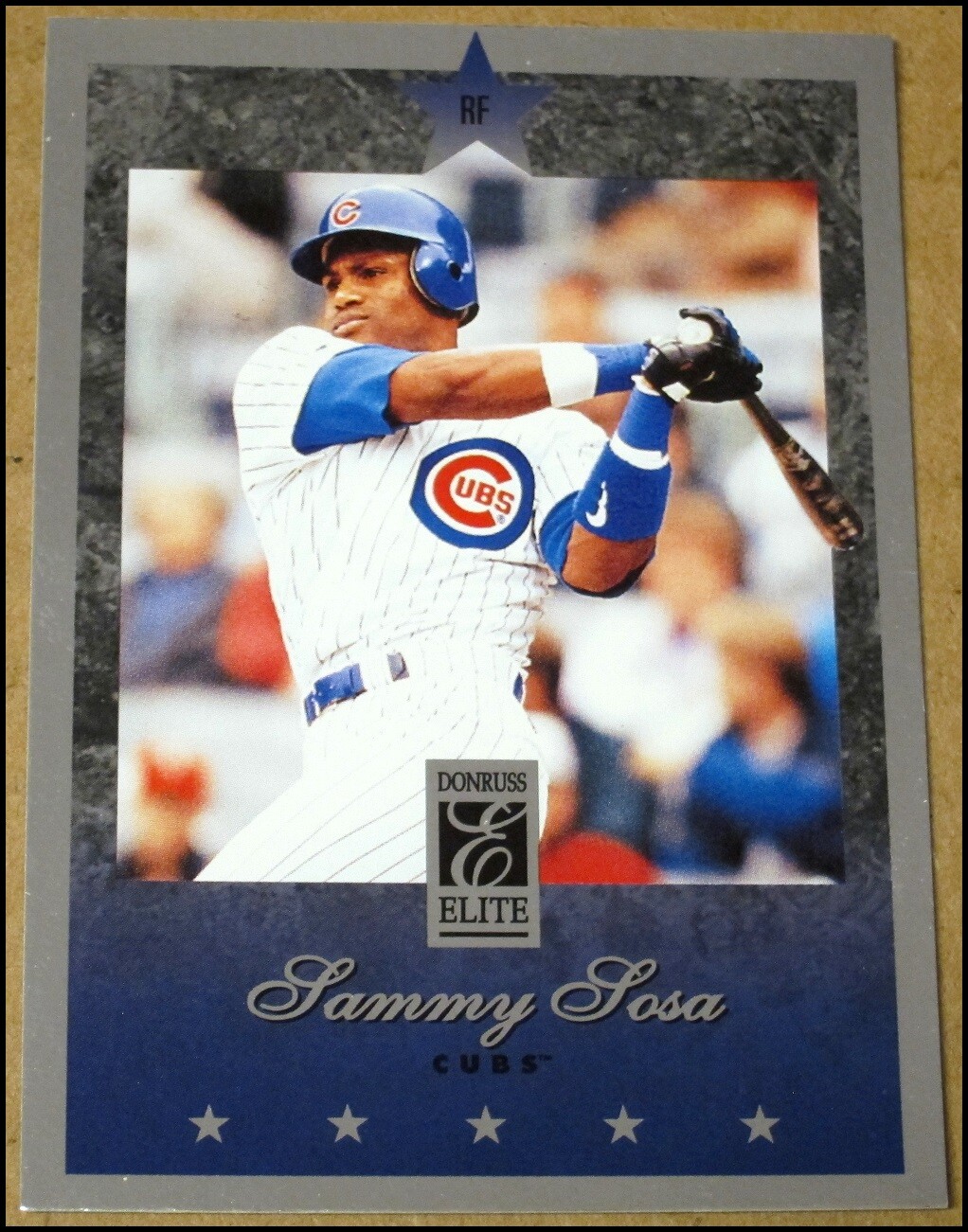 1997 Donruss Elite Sammy Sosa Baseball Card #31 Chicago Cubs NRMT