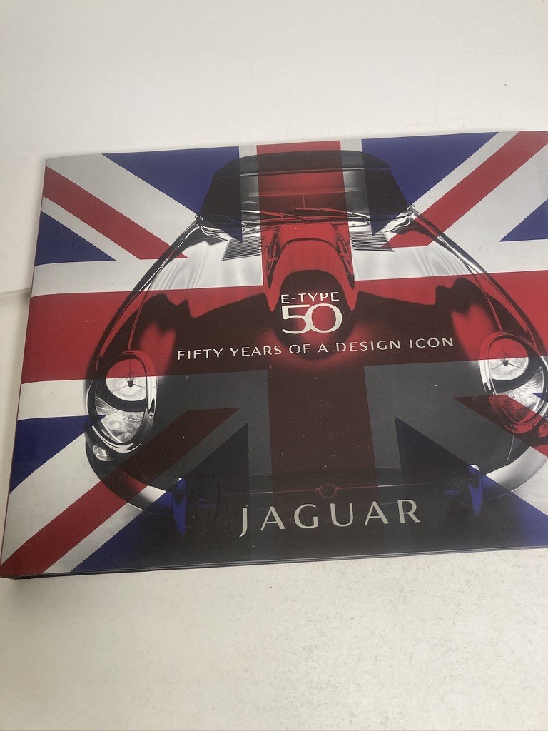 Jaguar E-Type 50th Anniversary Book Official Collector\'s Edition Design Icon