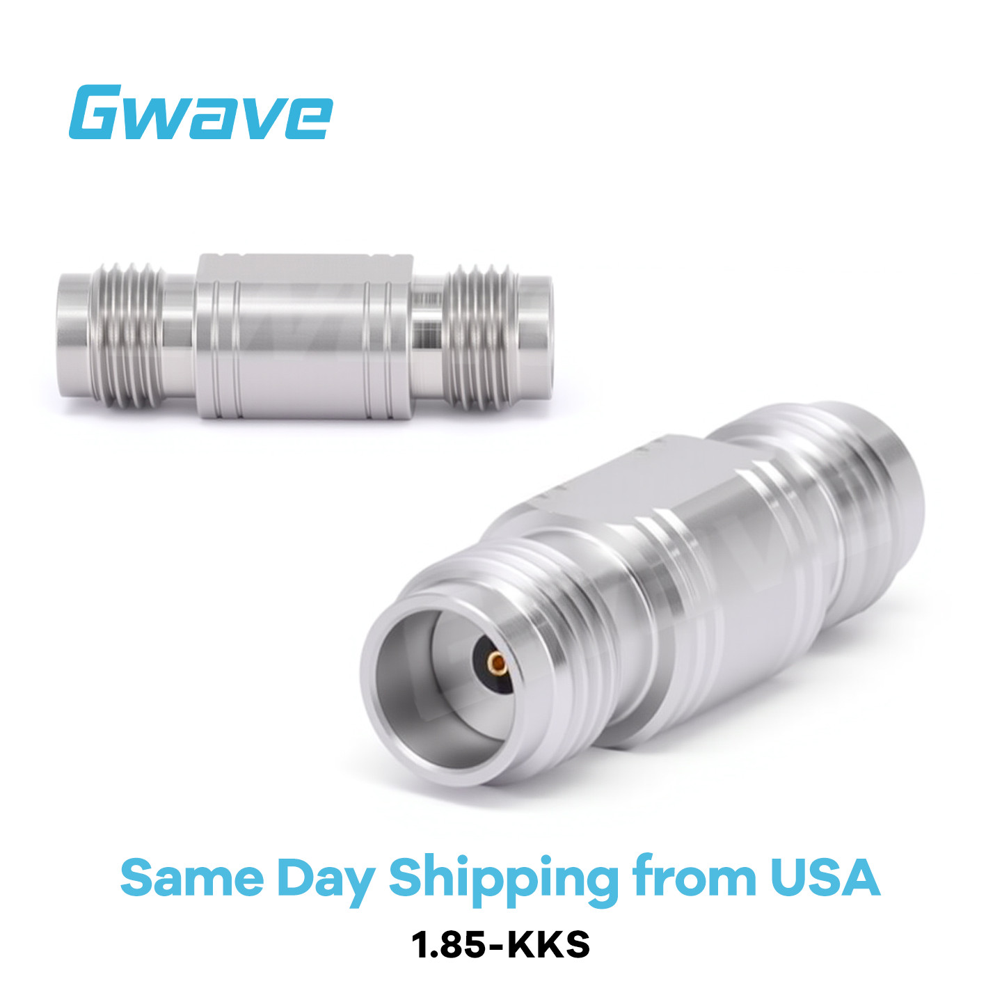 1.85mm Female to 1.85mm Female Adapter, DC - 67GHz 1.85mm Female to 1.85mm Female Adapter, DC - 67GHz