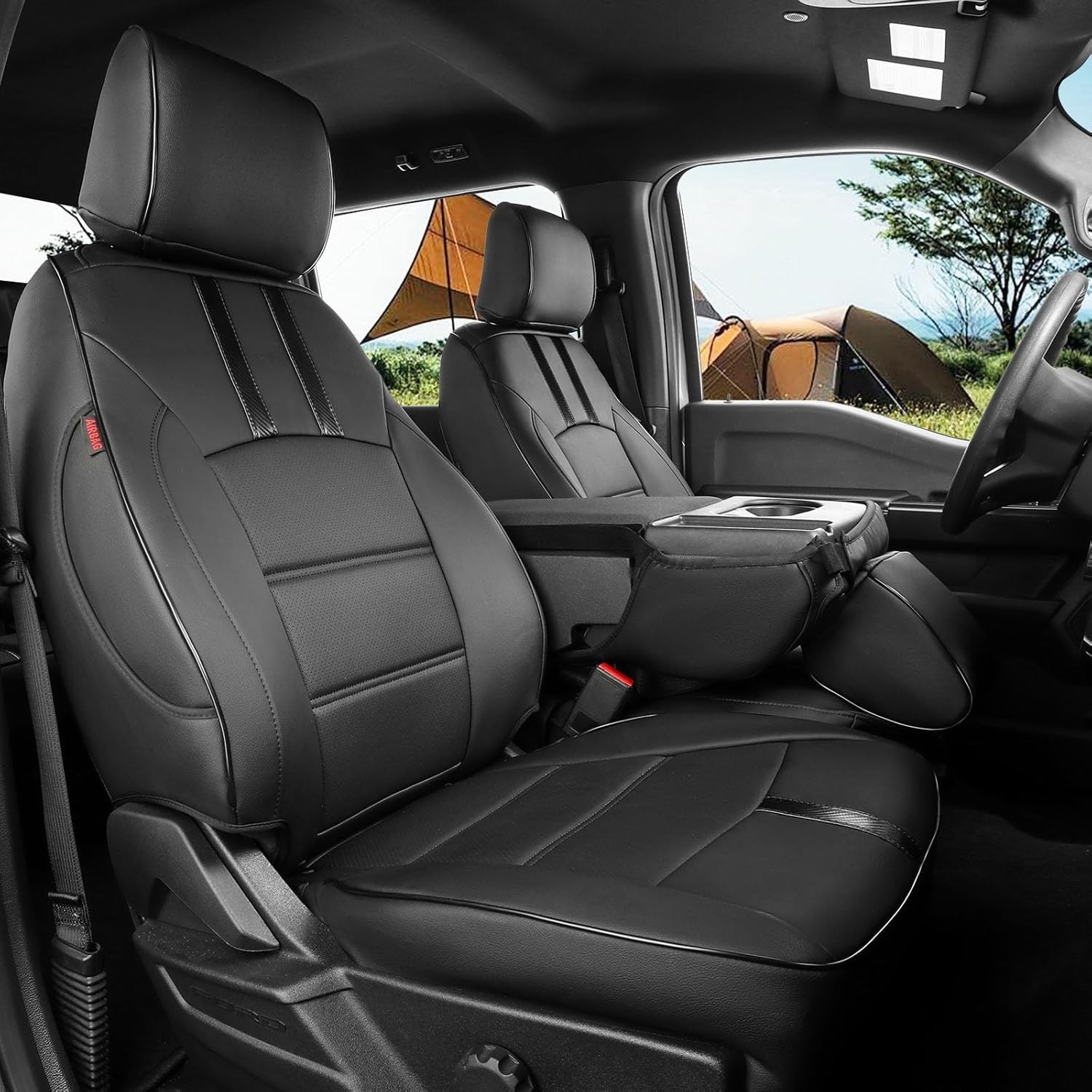coverdream F150 Seat Covers For 2015-2026 Ford F150 F250 F350 SuperCrew XL/XLT