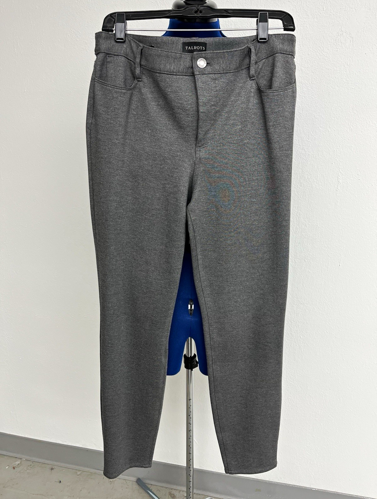 Talbots Soho 5-Pocket Stretch Jegging Leggings Gray Petites 8P Talbots Soho 5-Pocket Stretch Jegging Leggings Gray Petites 8P