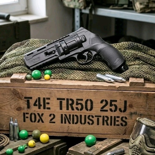 Umarex T4E TR50 Gen 2 (2292176) CO2 Paintball Marker Revolver - New/Modified 25J